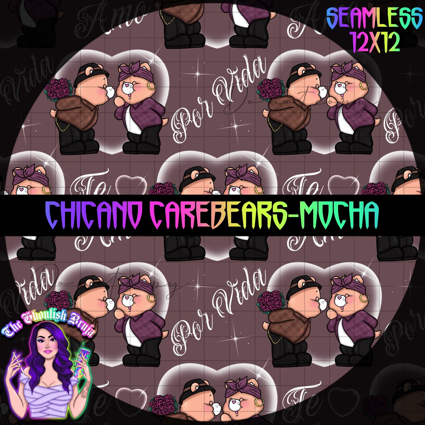 Chicano Carebears Seamless