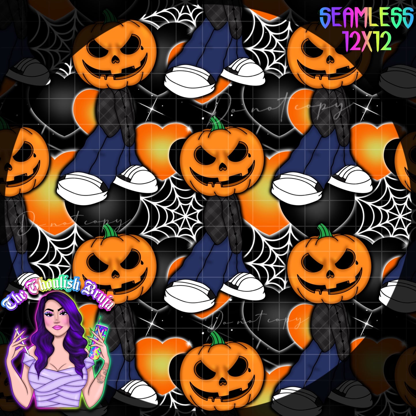 Mi Vida Spooky Seamless Files (choose option)