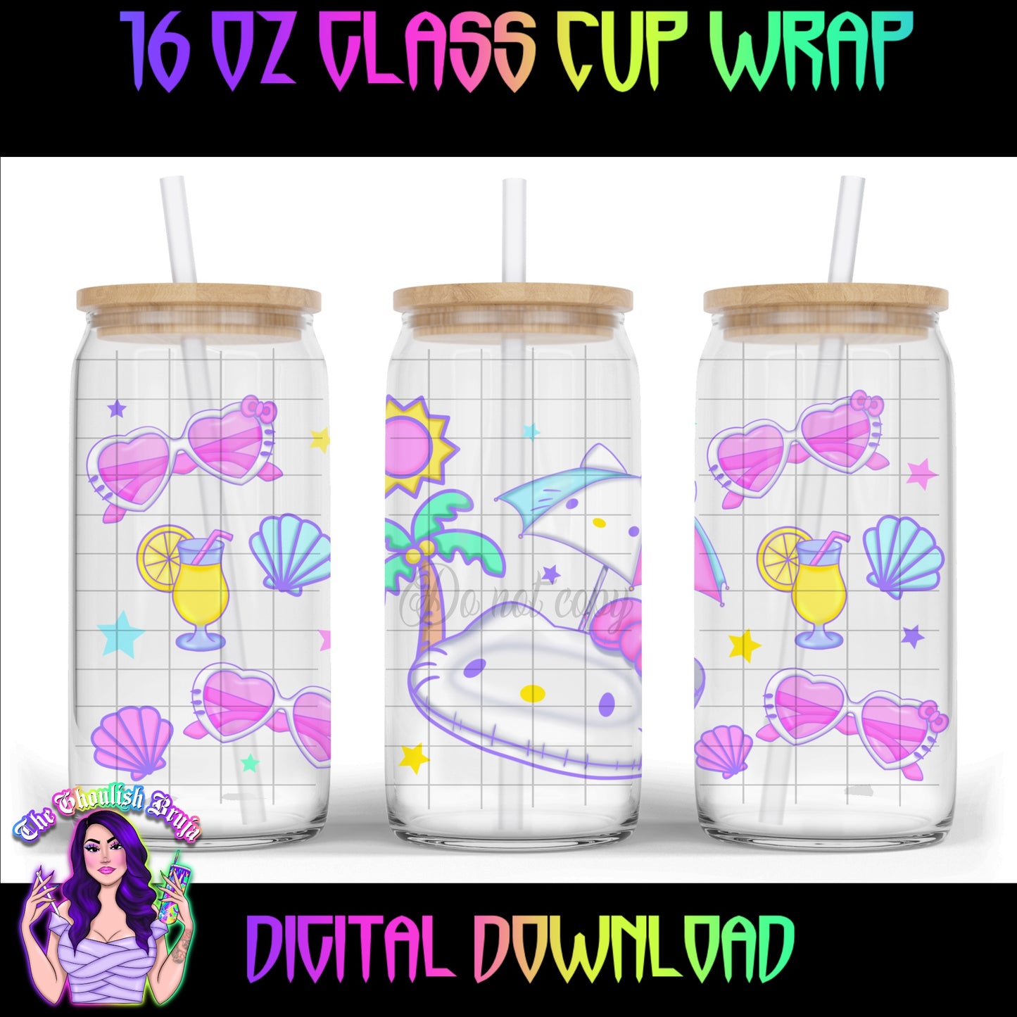 Hk Summer Cup Wraps 16oz