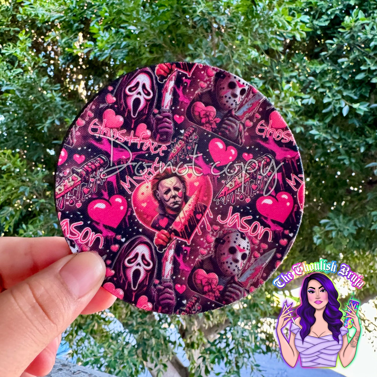 Bloody Valentine Drink Coaster