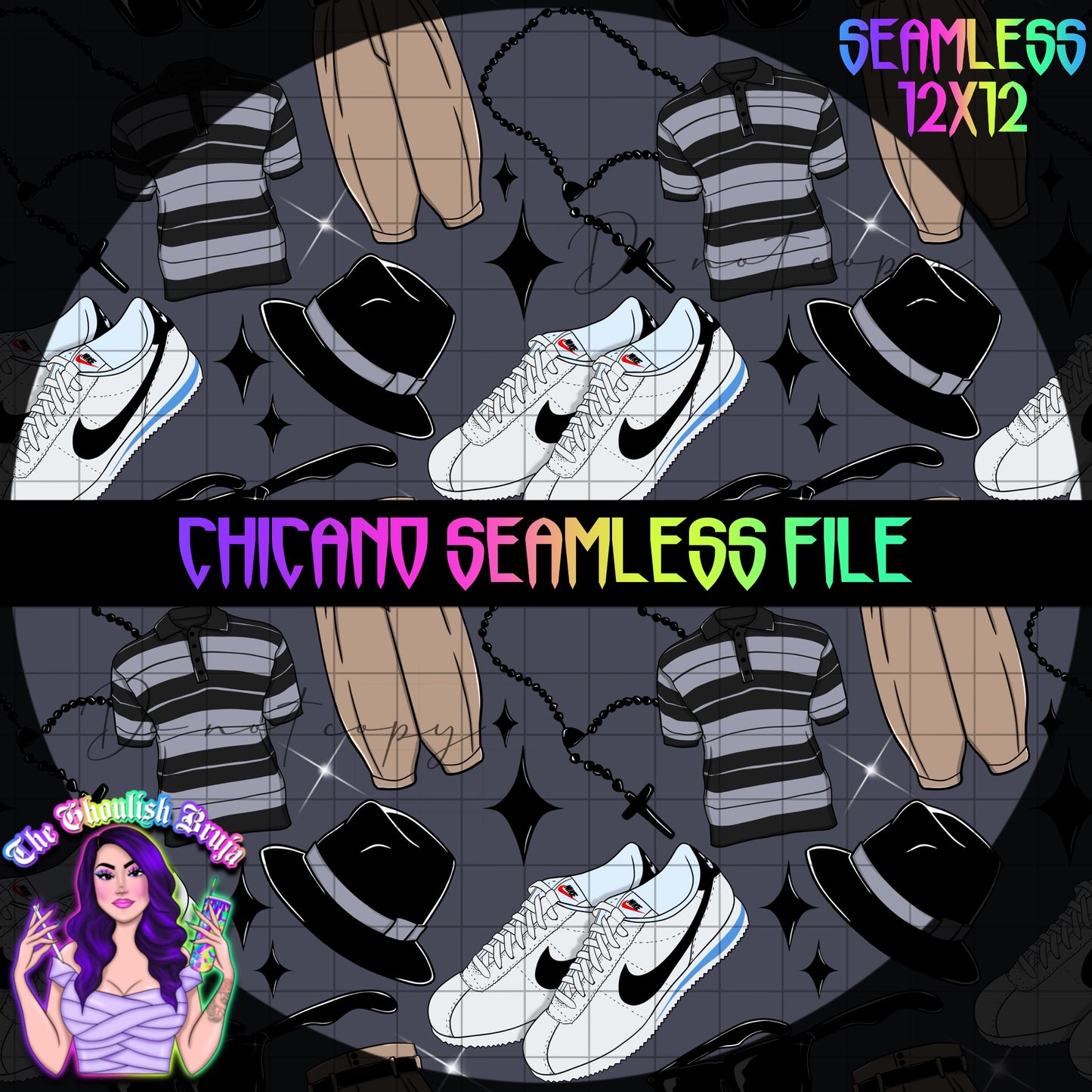 Chicana/o Style Seamless