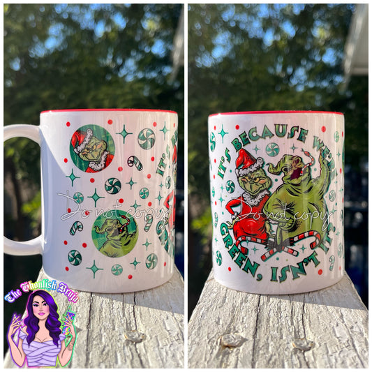 Mashup Green Guys 11oz Mug