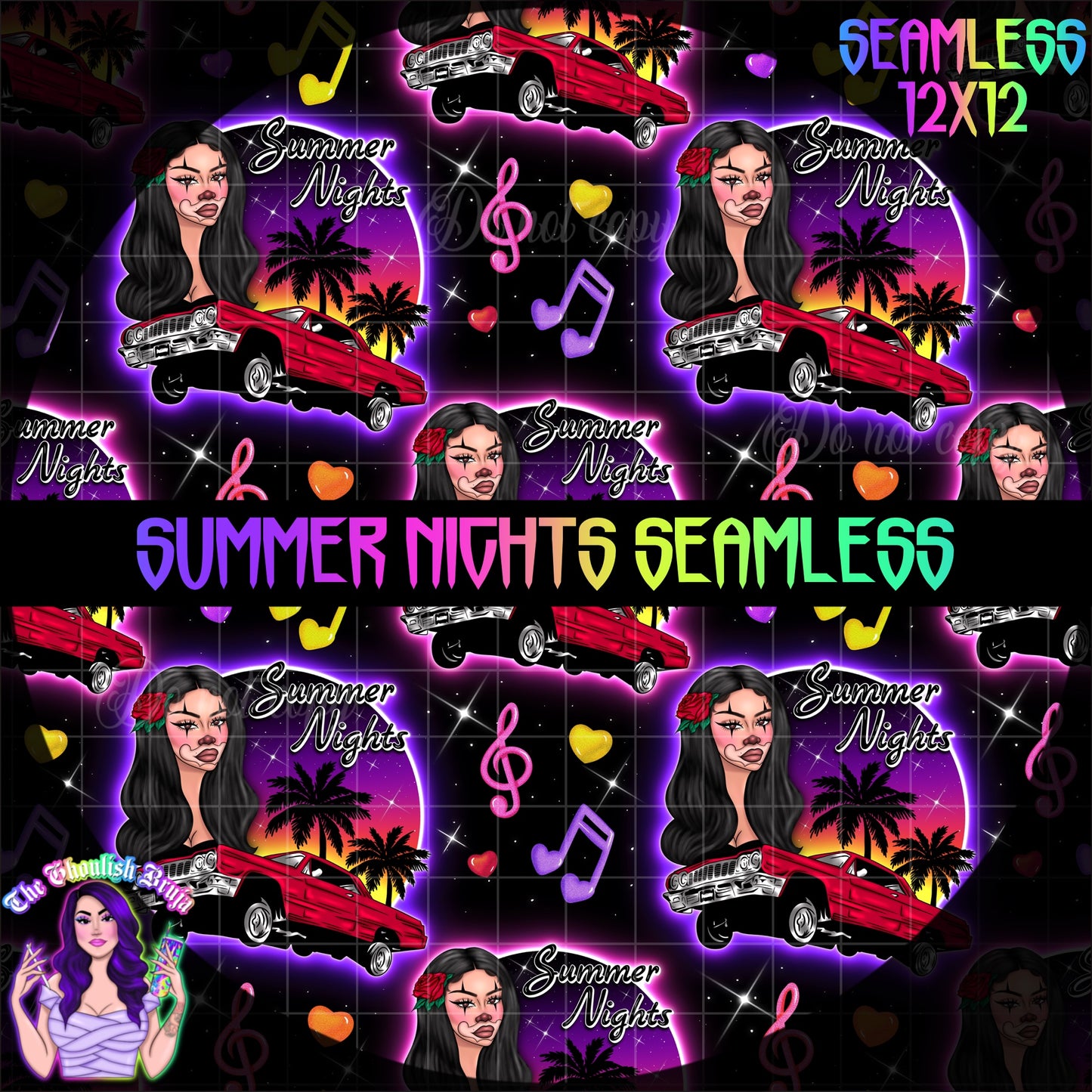 Summer Nights Seamless