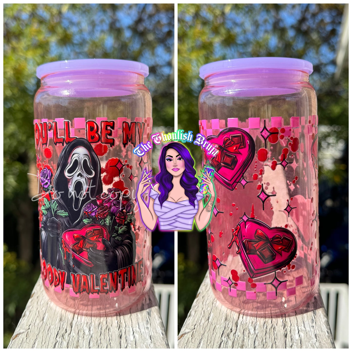 Scream Glass Tumbler