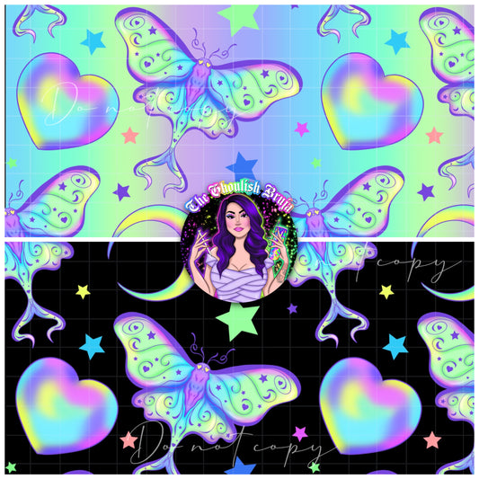 Luna Moth Seamless Files