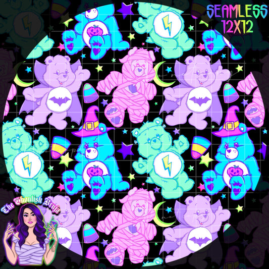 Spooky Bears Seamless